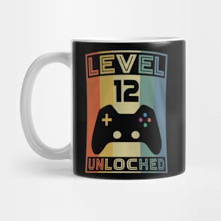 Level 12  Video  12th Birthday Gaming Mug